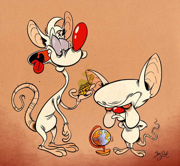 Cartoons of the 90s - Pinky and the Brain 1