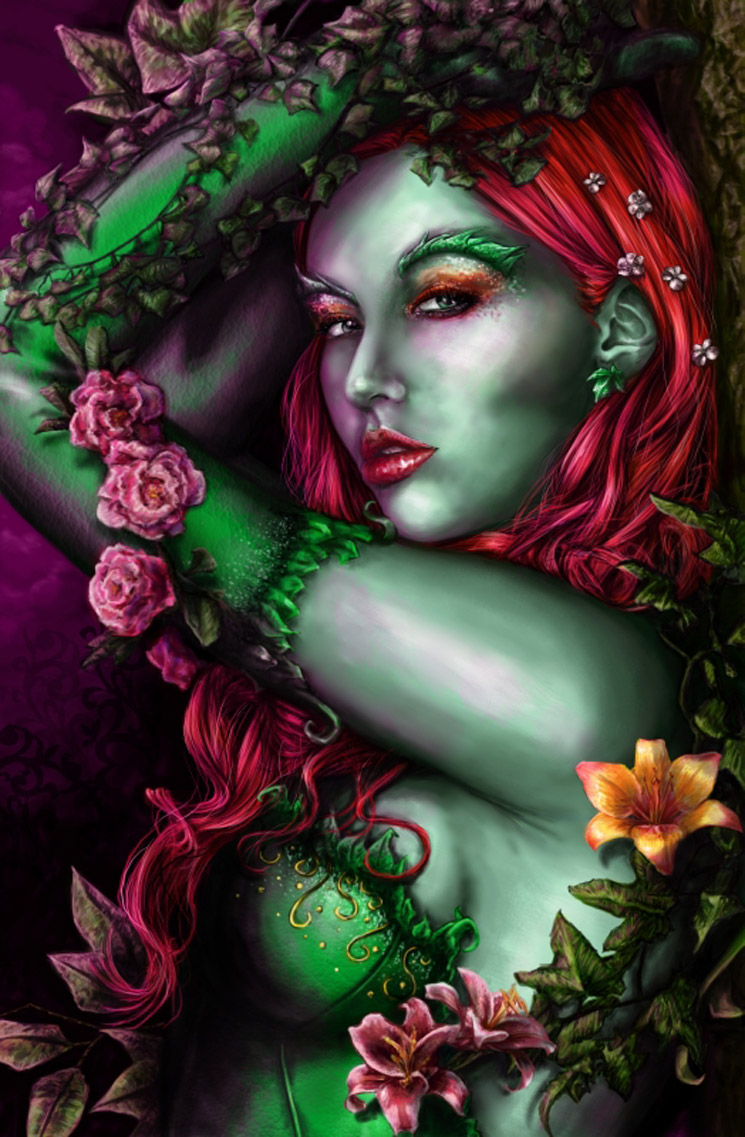 Poison Ivy 5 - Batman Villain Illustrations Part 1